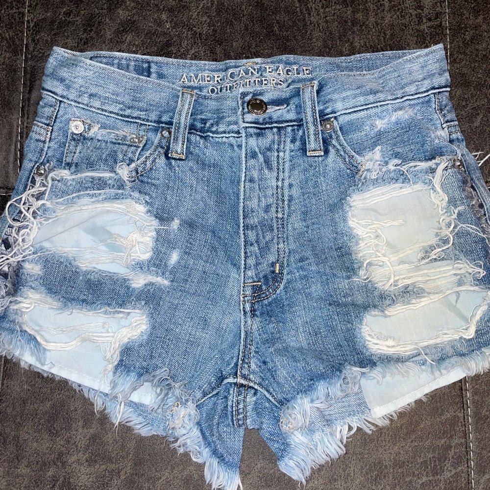 American eagle denim shorts 00